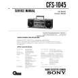 SONY CFS-1045 Manual de Servicio