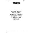 ZANUSSI ZFF303E Manual de Usuario