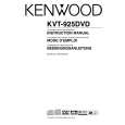 KENWOOD KVT-925DVD Manual de Usuario