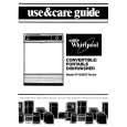 WHIRLPOOL DP1098XRW1 Manual de Usuario