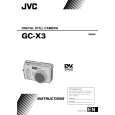 JVC GC-X3EK Manual de Usuario