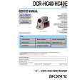 SONY DCRHC40 Manual de Servicio