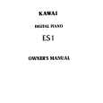 KAWAI ES1 Manual de Usuario