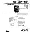 SONY WM-EX108 Manual de Servicio