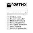 NAD 925THX Manual de Usuario