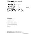 PIONEER S-SW315/XCN Manual de Servicio
