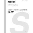 TOSHIBA W717 Manual de Servicio