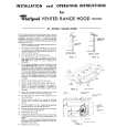 WHIRLPOOL RHH7330 Manual de Instalación