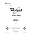 WHIRLPOOL LE5900XSW0 Catálogo de piezas