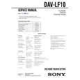 SONY DAVLF10 Manual de Servicio