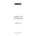 ZANUSSI ZDG32TX Manual de Usuario
