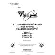 WHIRLPOOL SF300BSRW3 Catálogo de piezas