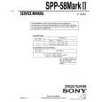 SONY SPP58MARKII Manual de Servicio