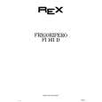 REX-ELECTROLUX FI161D Manual de Usuario