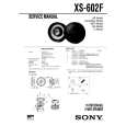 SONY XS602F Manual de Servicio