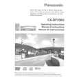 PANASONIC CXDV700U Manual de Usuario
