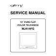 GFM MJ414FG Manual de Servicio