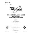 WHIRLPOOL SF315ESRW0 Catálogo de piezas