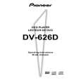 PIONEER DV-626D/WVXJ Manual de Usuario