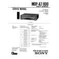 SONY MDP-800 Manual de Servicio