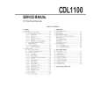 SONY CDL1100 Manual de Servicio