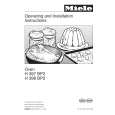 MIELE H398BP2 Manual de Usuario
