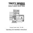 TRICITY BENDIX CH550W Manual de Usuario