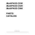 CANON MULTIPASS C545 Catálogo de piezas