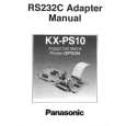 PANASONIC KXPS10 Manual de Usuario