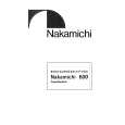NAKAMICHI 600 Manual de Usuario