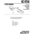 SONY AC-V25A Manual de Servicio