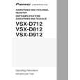 PIONEER VSX-D812-K/MYXJIEW Manual de Usuario