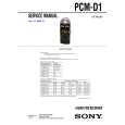 SONY PCMD1 Manual de Servicio
