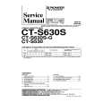 PIONEER CT-S630S Manual de Servicio