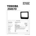 TOSHIBA 258S7D Manual de Servicio