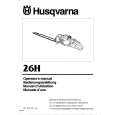 HUSQVARNA 26H Manual de Usuario