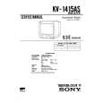 SONY KV1415AS Manual de Servicio