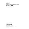 SONY BZC-200 Manual del propietario