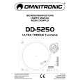 OMNITRONIC DD-5250 Manual de Usuario OMNITRONIC DD-5250 Manual de Usuario