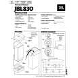 JBL JBL830 Manual de Servicio