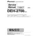 PIONEER DEH-2700 Manual de Servicio