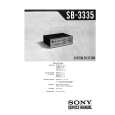 SONY SB-3335 Manual de Servicio