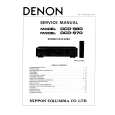 DENON DCD980 Manual de Servicio