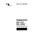 NAKAMICHI BX100/E Manual de Servicio