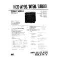 SONY HCD-A190 Manual de Servicio