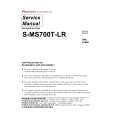 PIONEER S-MS700T-LR/XMC Manual de Servicio