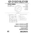 SONY ICFC113 Manual de Servicio SONY ICFC113 Manual de Servicio