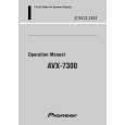 PIONEER AVX-7300/ES Manual de Usuario