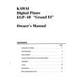 KAWAI EGP10 Manual de Usuario