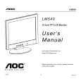 AOC LM540 Manual de Usuario